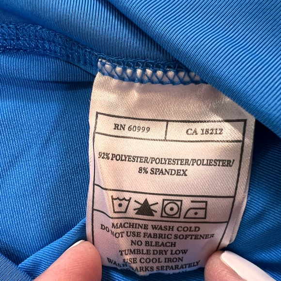 Antigua Skort Womens SmallRoyal Blue Mini Skirt Golf Cinch Ties Pockets Casual. - Picture 4 of 5